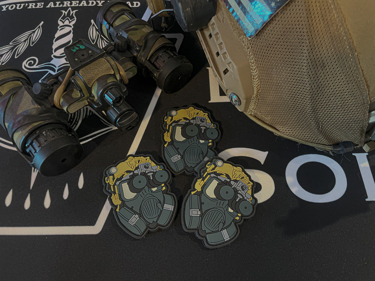 M50 Shock trooper patch PVC . - WP-PVS14