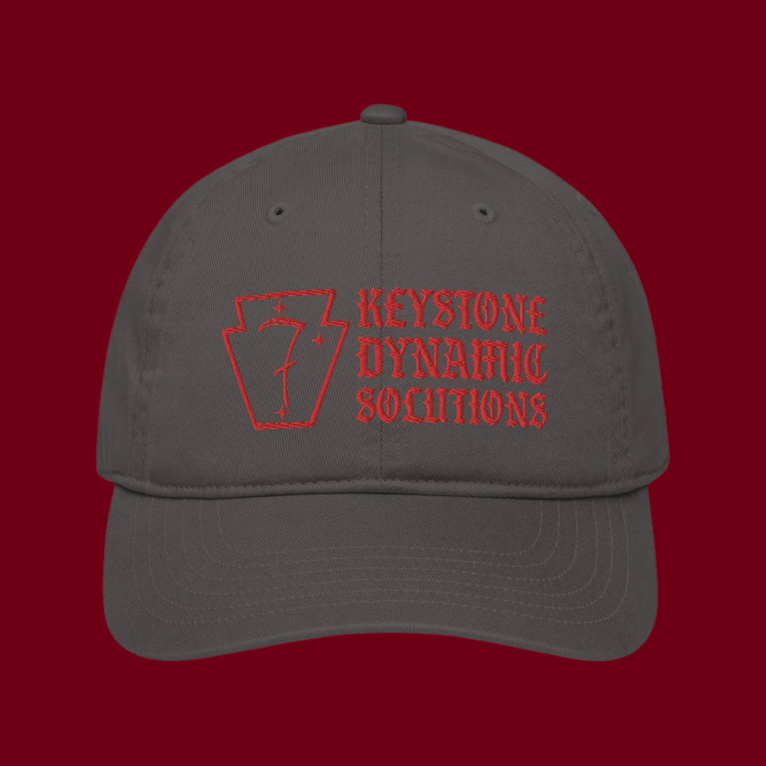 THREE RIVERS DAD HAT - RED LOGO - WP-PVS14