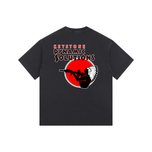 Left Overs Vintage Washed Oversized Cotton T-Shirt