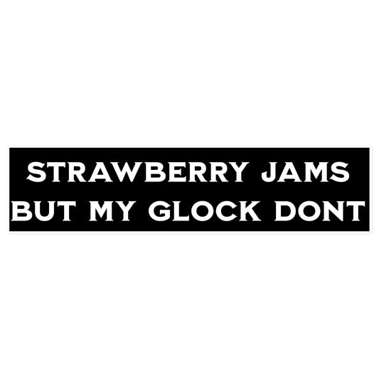 Strawberry Jams Bumper Sticker