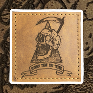 Sooner than you think leather patch